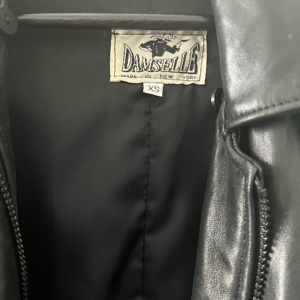 Damsel Black Leather Jacket